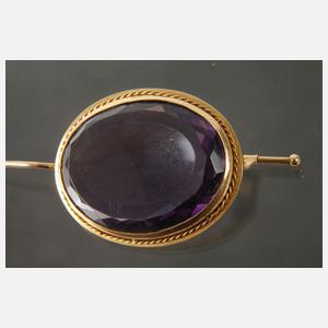 Ohlsson Juvelerare Stockholm, Amethystbrosche