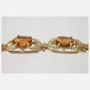 Armband mit Citrinen