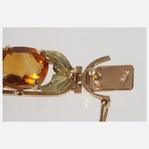 Armband mit Citrinen