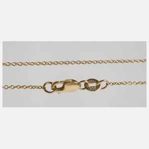 Anhänger mit Topas an Kette