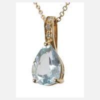 Anhänger mit Topas an Kette111