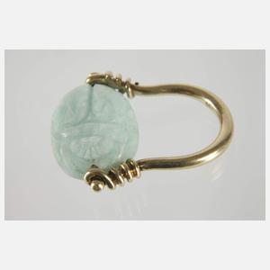 Ring mit Skarabäusgravur