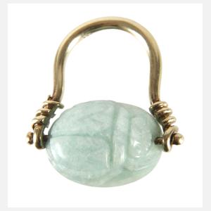 Ring mit Skarabäusgravur