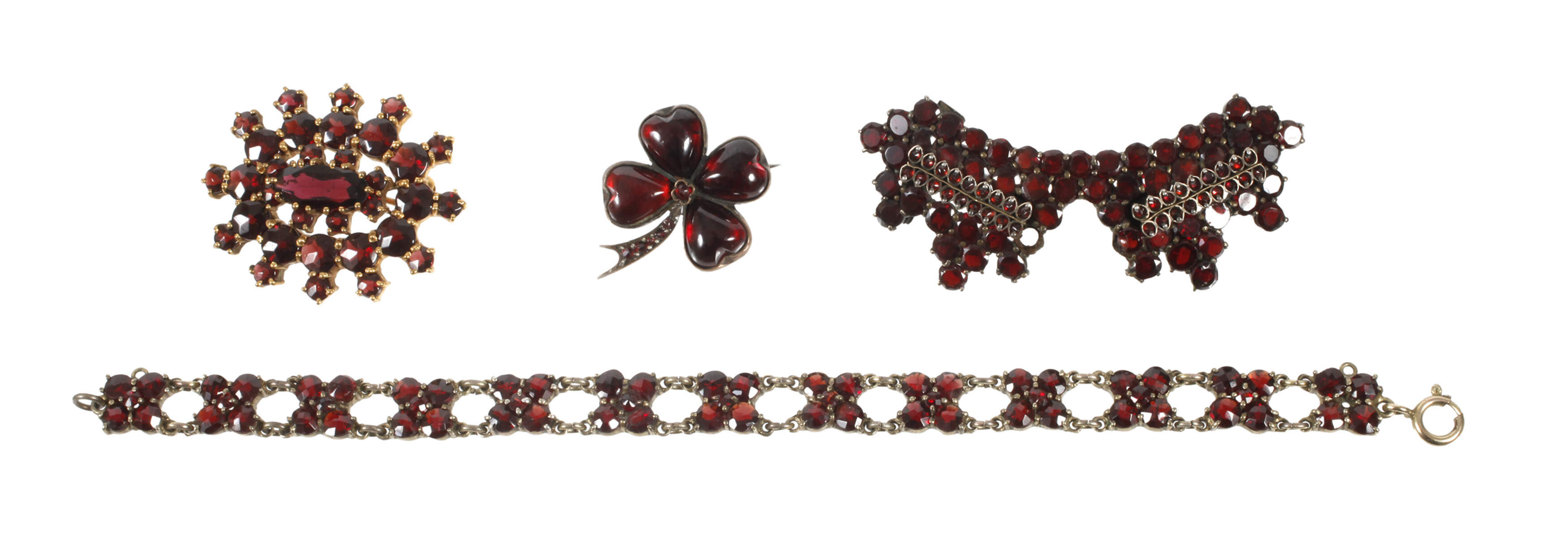 Konvolut Granatschmuck