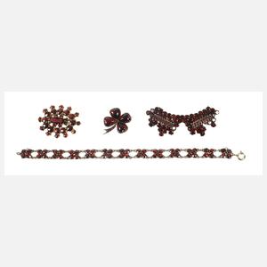 Konvolut Granatschmuck