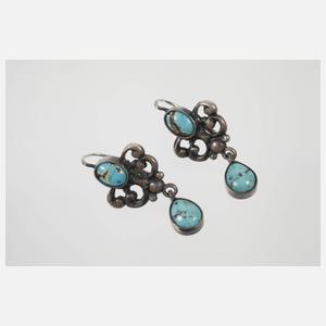 Konvolut Silberschmuck mit Türkisen