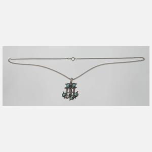 Konvolut Silberschmuck mit Türkisen
