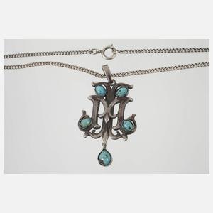 Konvolut Silberschmuck mit Türkisen