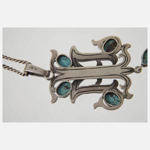 Konvolut Silberschmuck mit Türkisen