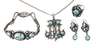 Konvolut Silberschmuck mit Türkisen