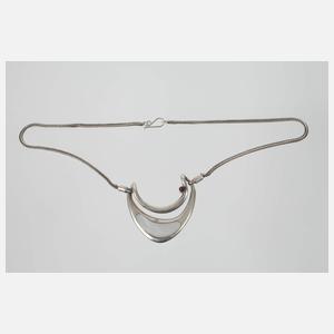 Schmuckset mit Perlmutt und Granaten