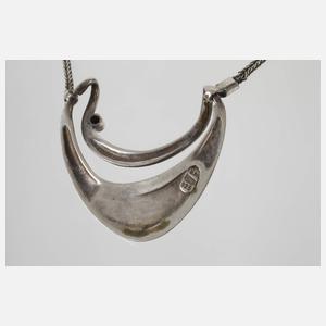Schmuckset mit Perlmutt und Granaten