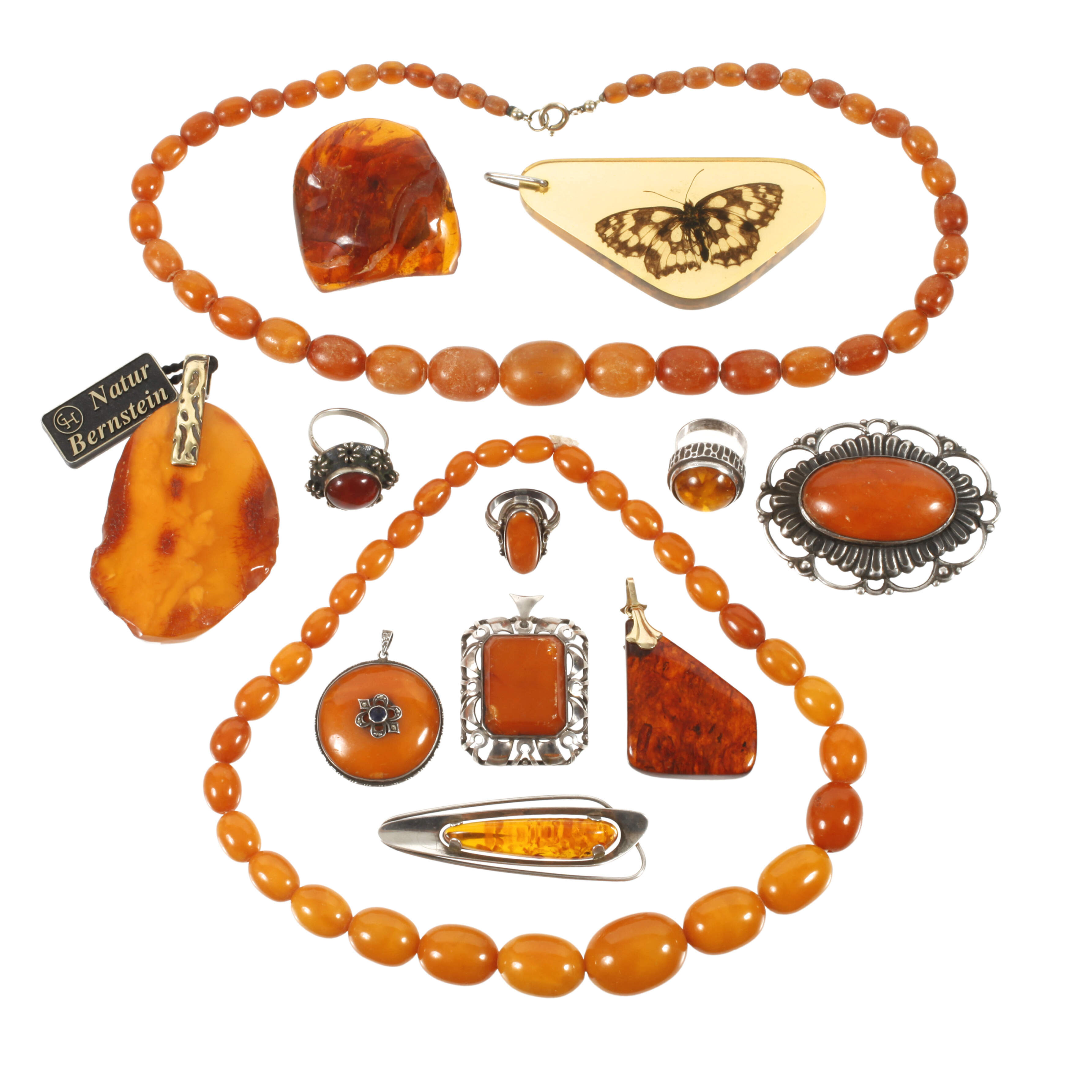 Konvolut Bernsteinschmuck