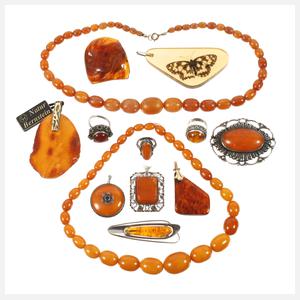 Konvolut Bernsteinschmuck