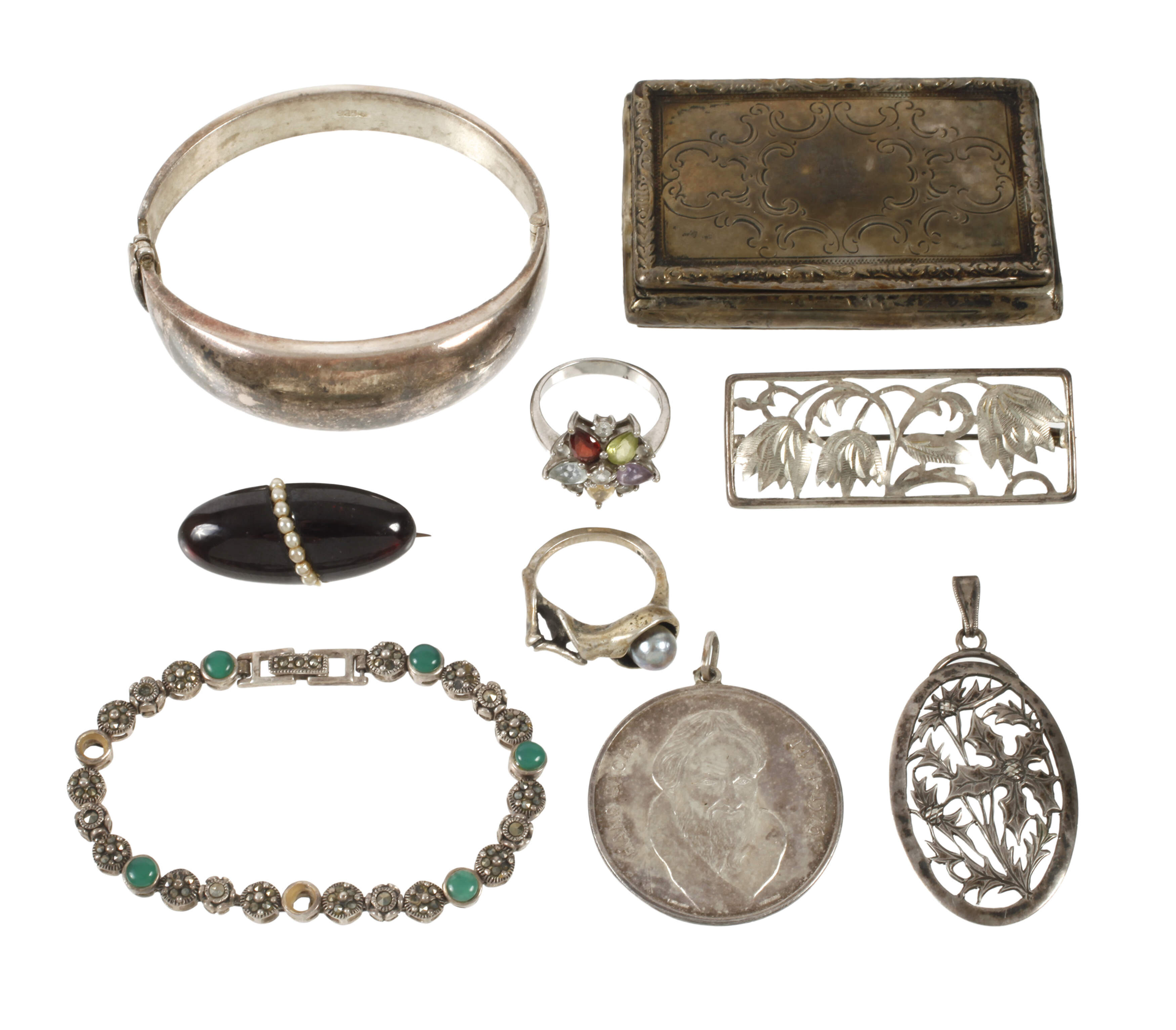 Konvolut Silberschmuck