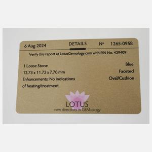 Facettierter Saphir von 10,3 ct