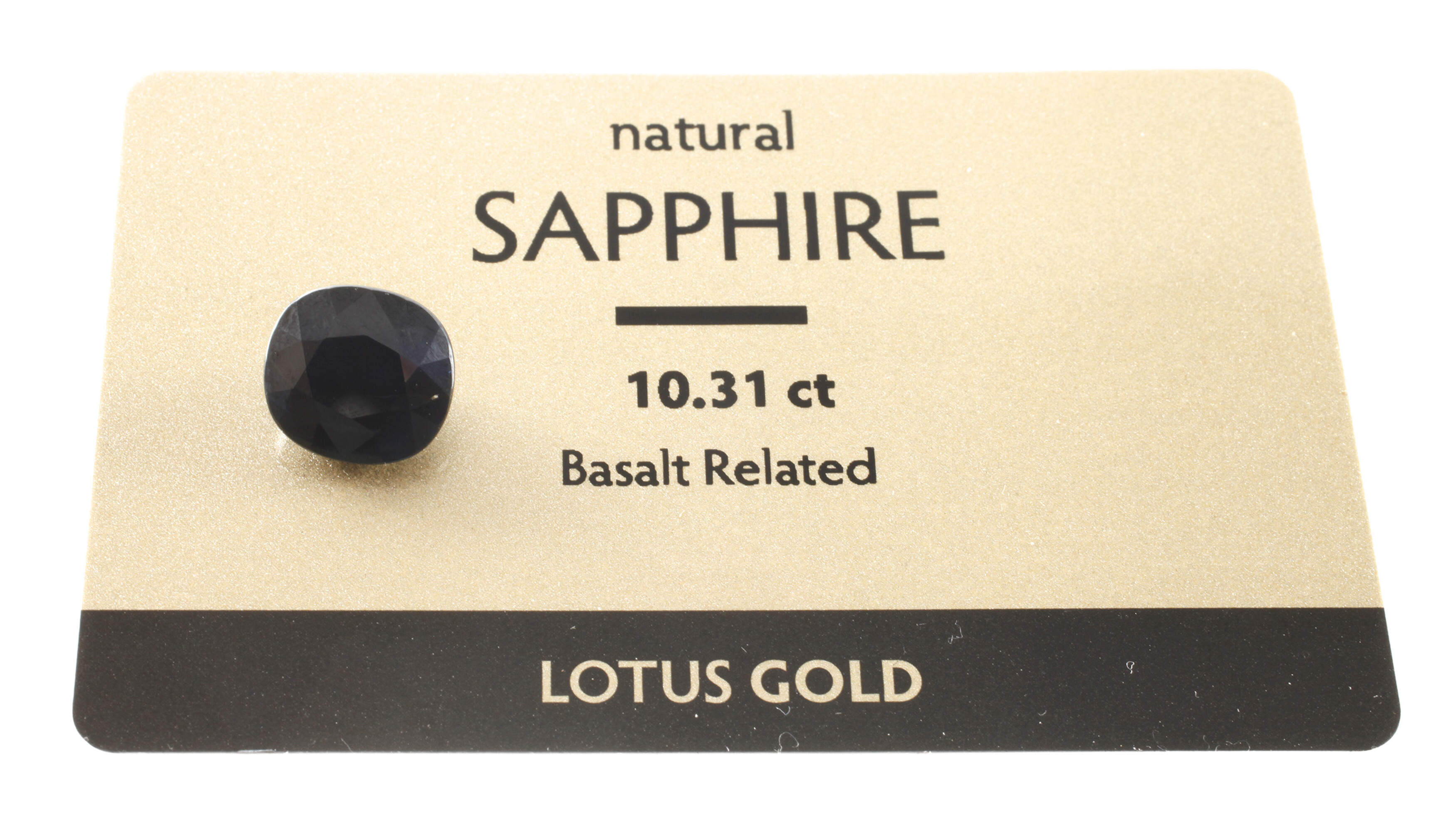 Facettierter Saphir von 10,3 ct