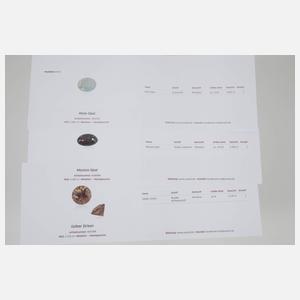 Sammlung Edelsteine