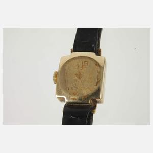Glashütte, Damenarmbanduhr Gold