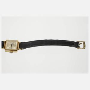 Glashütte, Damenarmbanduhr Gold