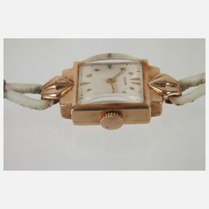 Zaria, Damenarmbanduhr Gold