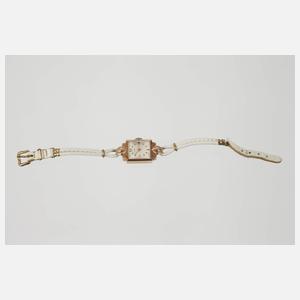 Zaria, Damenarmbanduhr Gold