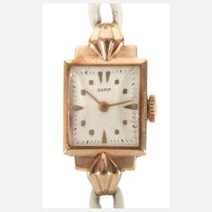 Zaria, Damenarmbanduhr Gold