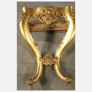 Kleine Spiegelkonsole Neobarock