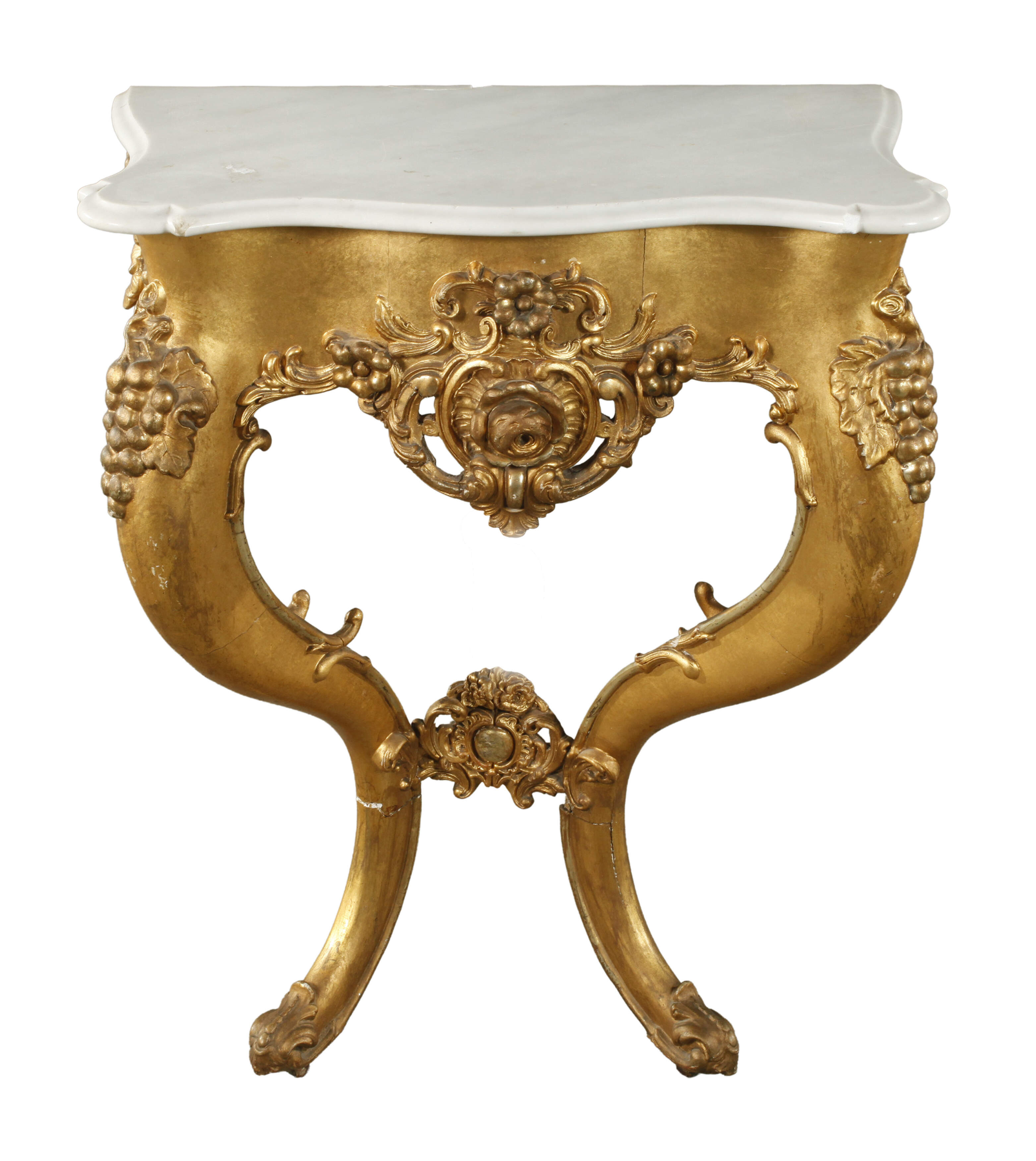 Kleine Spiegelkonsole Neobarock
