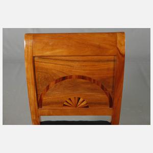 Satz von fünf Stühlen Biedermeier