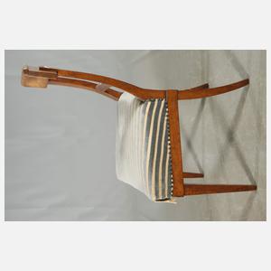 Satz von fünf Stühlen Biedermeier