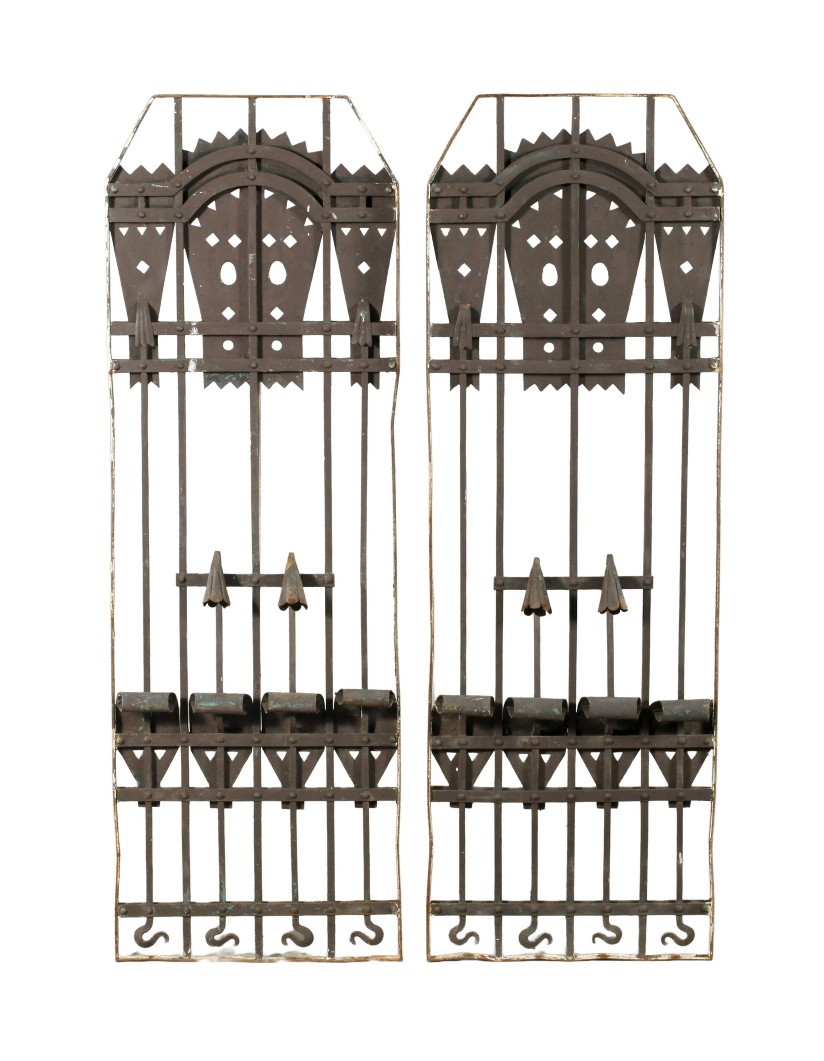 Paar Ziergitter Jugendstil