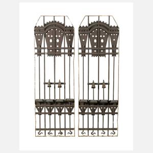 Paar Ziergitter Jugendstil