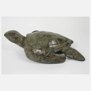 Gartendekoration als Schildkröte