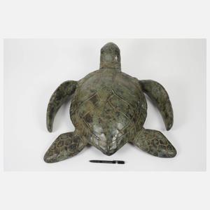 Gartendekoration als Schildkröte