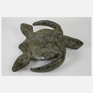 Gartendekoration als Schildkröte