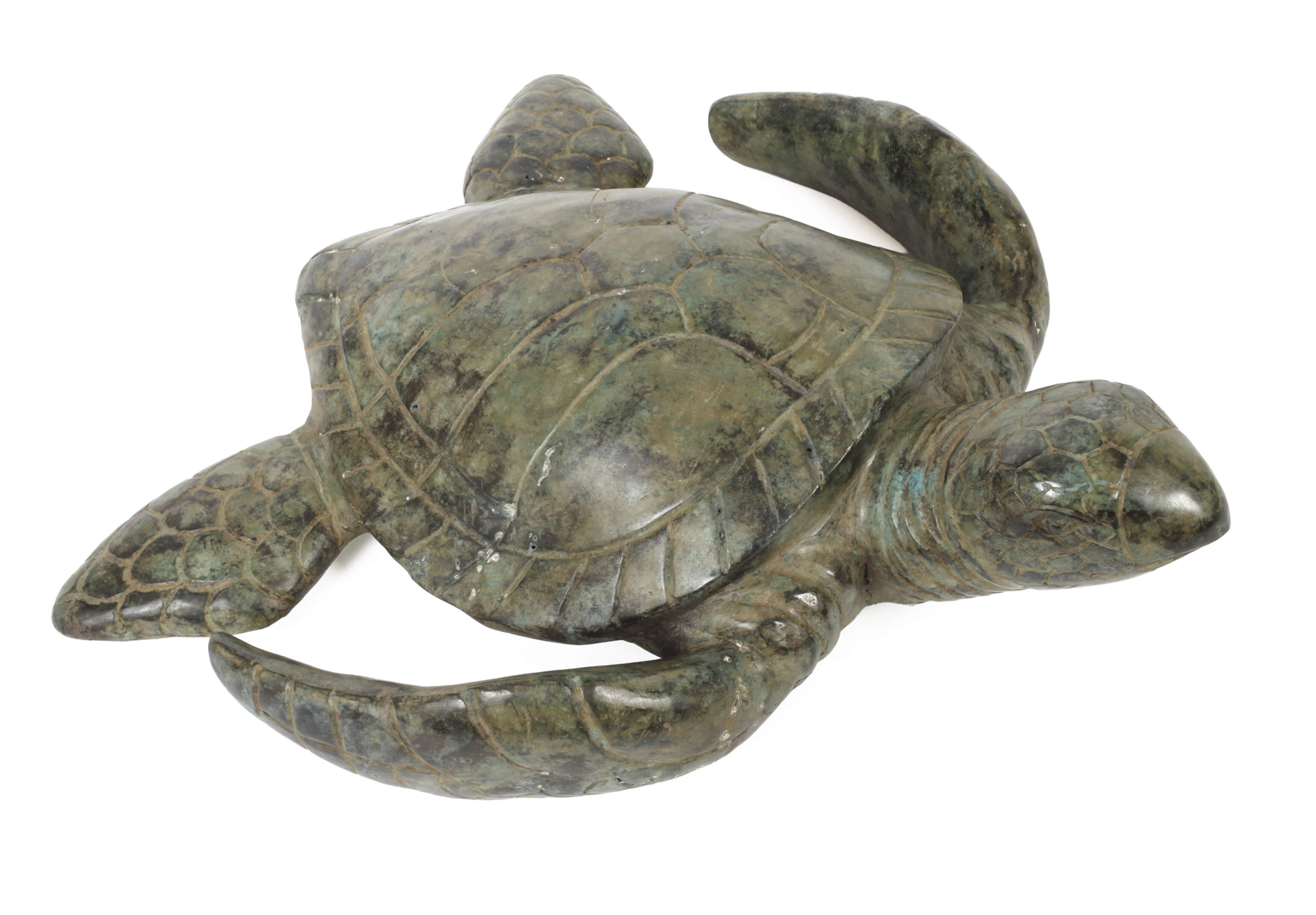 Gartendekoration als Schildkröte