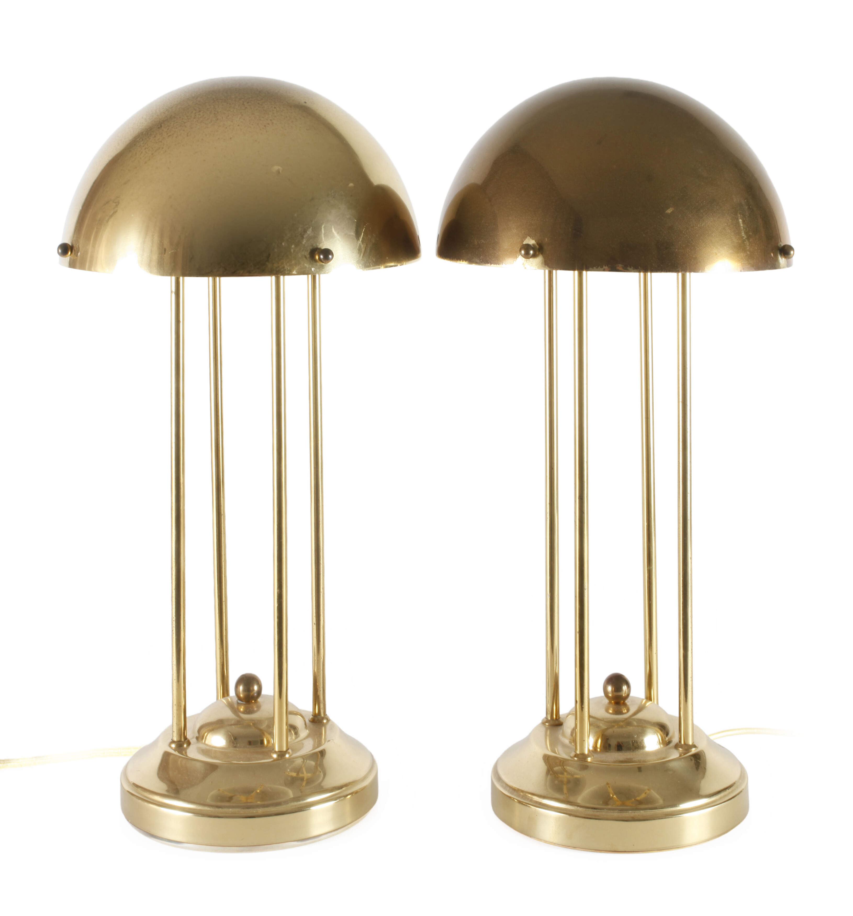 Paar Tischlampen in der Art von Josef Hoffmann