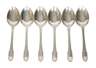 Georg Jensen sechs Menülöffel "Kugel"