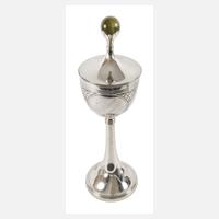 Übergroßer Silberpokal Jugendstil111