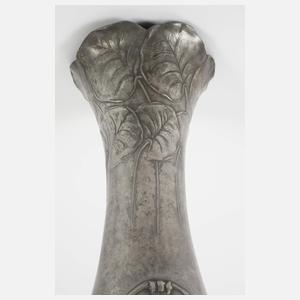 Kayserzinn große Vase Jugendstil