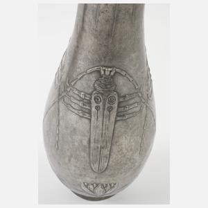 Kayserzinn große Vase Jugendstil