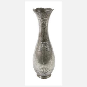 Kayserzinn große Vase Jugendstil