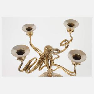 Orivit figürlicher Leuchter Jugendstil
