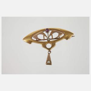 Zwei Schmuckstücke Jugendstil