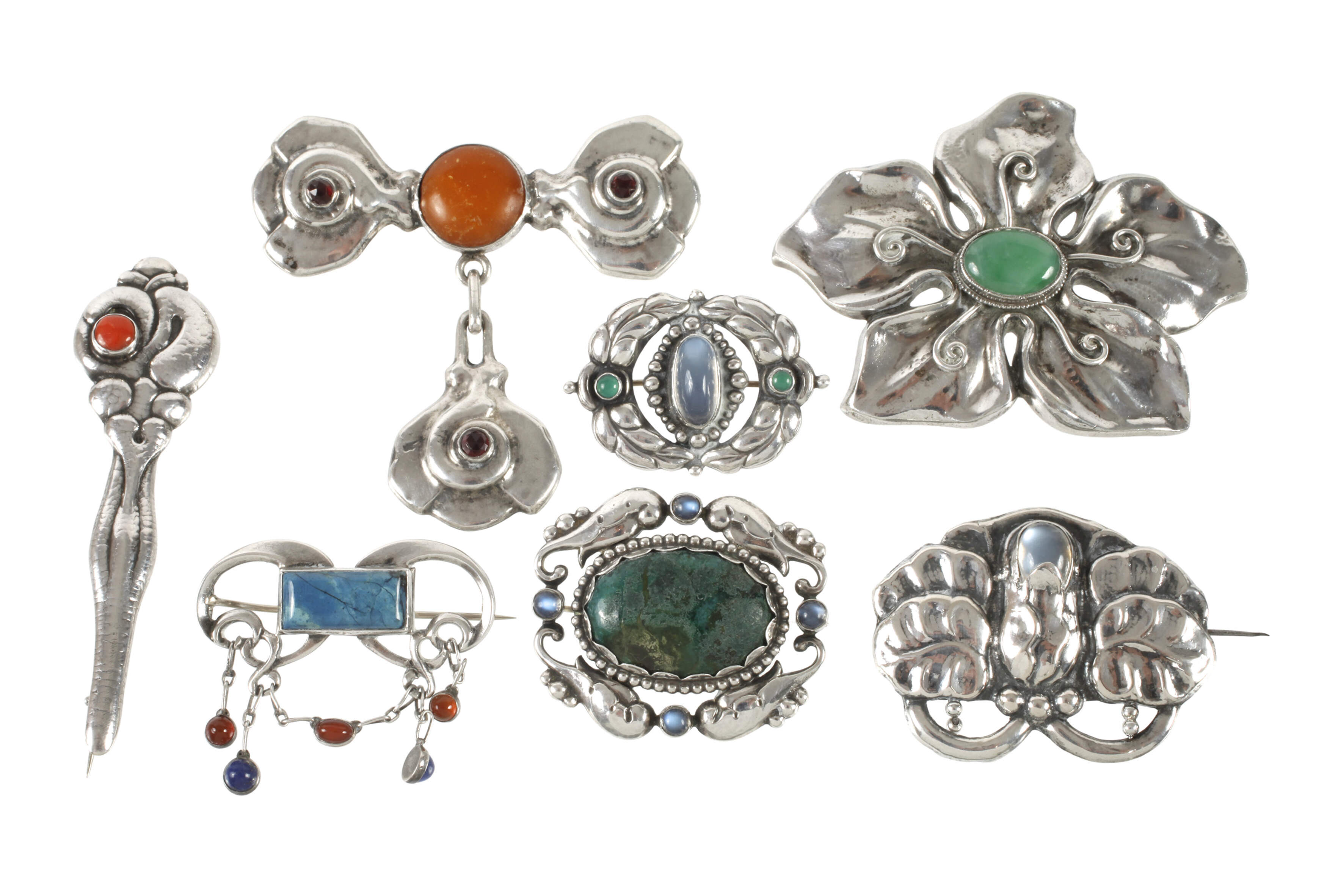 Sammlung Jugendstil-Broschen