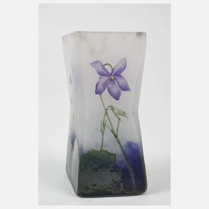 Daum Nancy Vase Veilchendekor