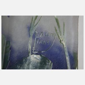 Daum Nancy Vase Veilchendekor
