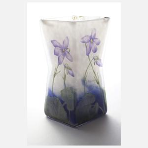Daum Nancy Vase Veilchendekor