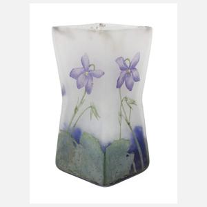 Daum Nancy Vase Veilchendekor